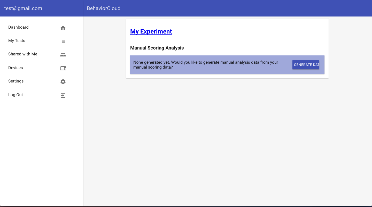 Generating analyzed data