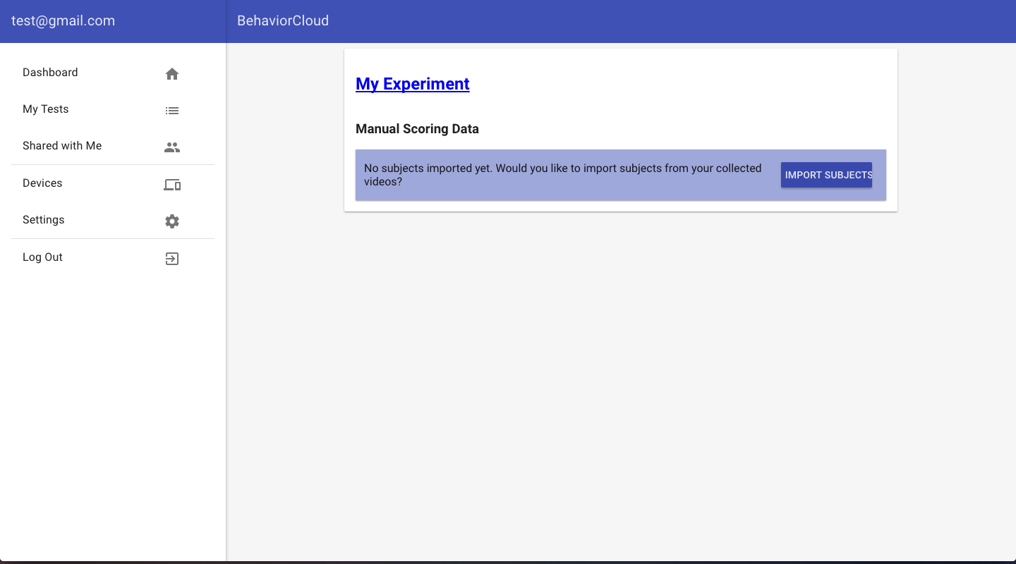 Import video data
